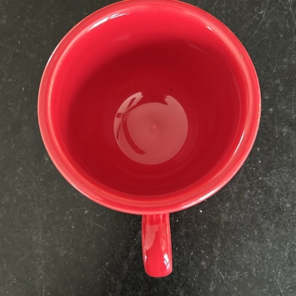 Fiestaware | Scarlet Red Teacup Tea Coffee Pottery Mug Dinnerware Discontinued - Picture 4 of 4